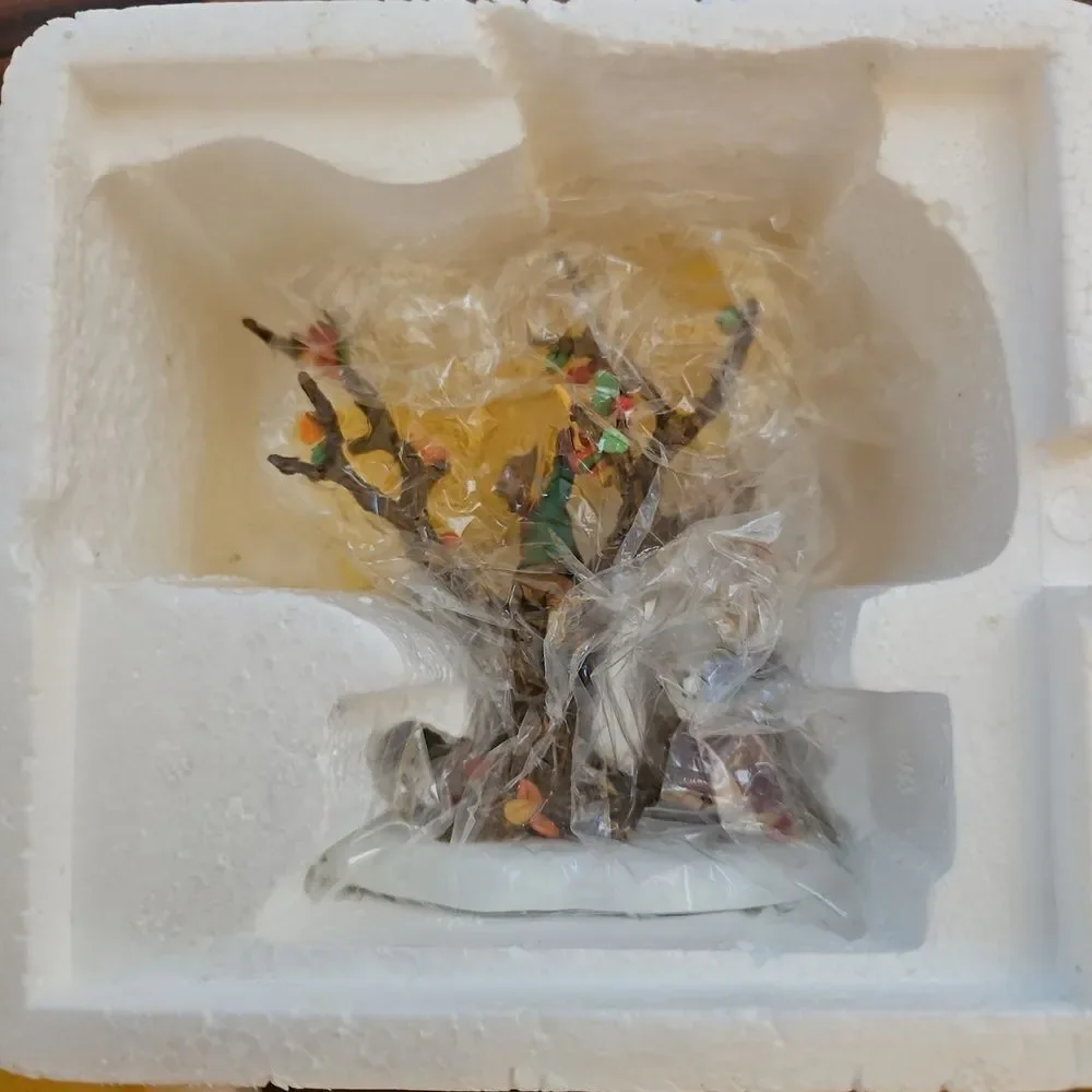 Department 56 Village Accessories Apple Tree with Figures